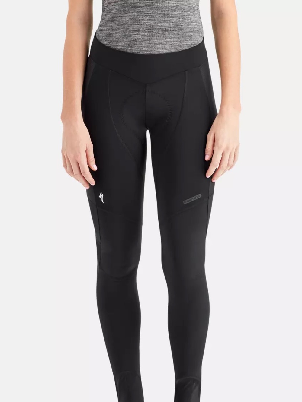 Specialized Black Women's Cycling Tights with Subtle Logo